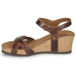Chaussures Femme Sandales et Nu-pieds Panama Jack JULIA Marron -Sandales Soldes Boutique 16692984 500 D
