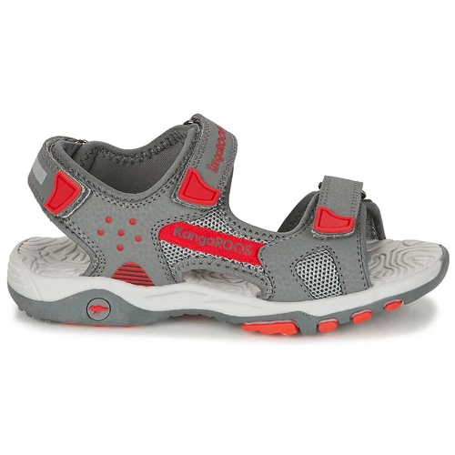 Chaussures Garçon Sandales et Nu-pieds Kangaroos K-CELTIC Gris / Orange 2 Chaussures Garçon Sandales et Nu-pieds Kangaroos K-CELTIC Gris / Orange – Image 2