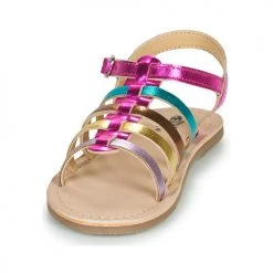 Chaussures Fille Sandales et Nu-pieds Citrouille et Compagnie MAYANA Multicolore -Sandales Soldes Boutique 16698225 500 C