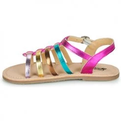 Chaussures Fille Sandales et Nu-pieds Citrouille et Compagnie MAYANA Multicolore -Sandales Soldes Boutique 16698225 500 D