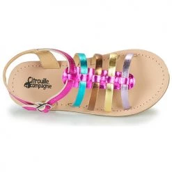 Chaussures Fille Sandales et Nu-pieds Citrouille et Compagnie MAYANA Multicolore -Sandales Soldes Boutique 16698225 500 F