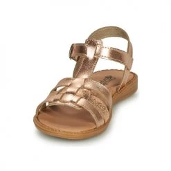Chaussures Fille Sandales et Nu-pieds Citrouille et Compagnie ROLUI Bronze -Sandales Soldes Boutique 16698335 500 C
