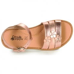 Chaussures Fille Sandales et Nu-pieds Citrouille et Compagnie KATAGUE Bronze -Sandales Soldes Boutique 16698337 500 F