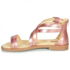 Chaussures Fille Sandales et Nu-pieds Citrouille et Compagnie IMOURAT Rose gold -Sandales Soldes Boutique 16698433 500 D