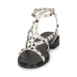 Chaussures Femme Sandales et Nu-pieds Bronx THRILL Blanc -Sandales Soldes Boutique 16711503 500 C