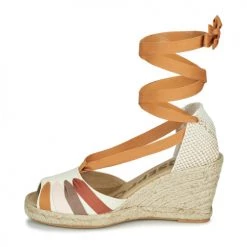 Chaussures Femme Sandales et Nu-pieds Gioseppo ARLEY Ecru / Moutarde -Sandales Soldes Boutique 16728422 500 D