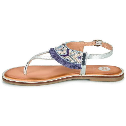 Chaussures Fille Sandales et Nu-pieds Gioseppo BERMUDAS Bleu / Blanc 4 Chaussures Fille Sandales et Nu-pieds Gioseppo BERMUDAS Bleu / Blanc – Image 4