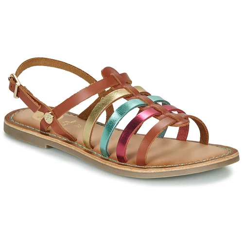 Chaussures Fille Sandales et Nu-pieds Gioseppo ETALLE Cognac / Multicolor 1 Chaussures Fille Sandales et Nu-pieds Gioseppo ETALLE Cognac / Multicolor