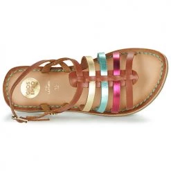 Chaussures Fille Sandales et Nu-pieds Gioseppo ETALLE Cognac / Multicolor 11 Chaussures Fille Sandales et Nu-pieds Gioseppo ETALLE Cognac / Multicolor -Sandales Soldes Boutique 16728452 500 F