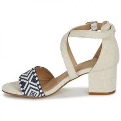Chaussures Femme Sandales et Nu-pieds André PAOLITA Beige -Sandales Soldes Boutique 16734913 500 D