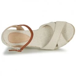Chaussures Femme Sandales et Nu-pieds André PAULETTA Beige -Sandales Soldes Boutique 16734916 500 F