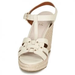 Chaussures Femme Sandales et Nu-pieds André PERLINE Blanc -Sandales Soldes Boutique 16734921 500 C