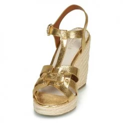 Chaussures Femme Sandales et Nu-pieds André PERLINE Doré -Sandales Soldes Boutique 16734922 500 C