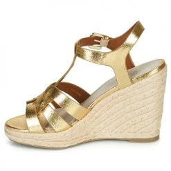Chaussures Femme Sandales et Nu-pieds André PERLINE Doré -Sandales Soldes Boutique 16734922 500 D