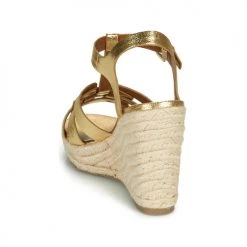 Chaussures Femme Sandales et Nu-pieds André PERLINE Doré -Sandales Soldes Boutique 16734922 500 E