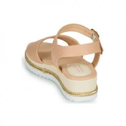 Chaussures Femme Sandales et Nu-pieds André PAULEEN Nude -Sandales Soldes Boutique 16734942 500 E