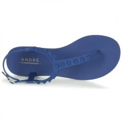 Chaussures Femme Sandales et Nu-pieds André HADEWIG Marine -Sandales Soldes Boutique 16734950 500 F