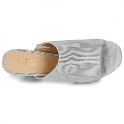 Chaussures Femme Sandales et Nu-pieds André MELINDA Bleu -Sandales Soldes Boutique 16734951 500 F