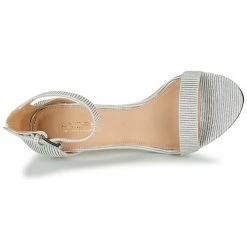 Chaussures Femme Sandales et Nu-pieds André MATHILDA Bleu -Sandales Soldes Boutique 16734953 500 F