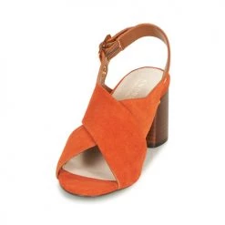 Chaussures Femme Sandales et Nu-pieds André JANNINE Orange -Sandales Soldes Boutique 16734970 500 C