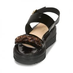 Chaussures Femme Sandales et Nu-pieds André ESPERANZA Noir -Sandales Soldes Boutique 16734974 500 C