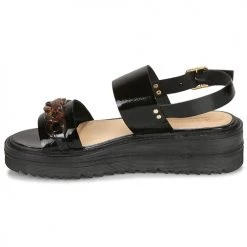 Chaussures Femme Sandales et Nu-pieds André ESPERANZA Noir -Sandales Soldes Boutique 16734974 500 D