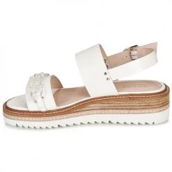 Chaussures Femme Sandales et Nu-pieds André ESPERANZA Blanc -Sandales Soldes Boutique 16734975 500 D