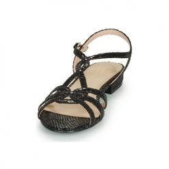 Chaussures Femme Sandales et Nu-pieds André JONETTE Noir -Sandales Soldes Boutique 16734983 500 C