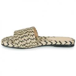 Chaussures Femme Sandales et Nu-pieds André PAMILIA Rayé Noir -Sandales Soldes Boutique 16734985 500 D