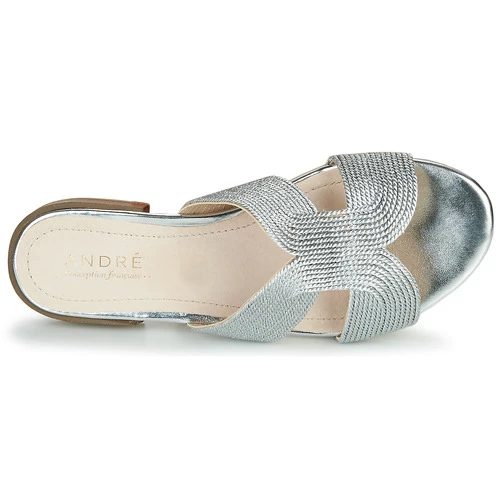 Chaussures Femme Sandales et Nu-pieds André PHYLLIS Argenté 6 Chaussures Femme Sandales et Nu-pieds André PHYLLIS Argenté – Image 6