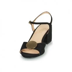 Chaussures Femme Sandales et Nu-pieds André JEANETTE Noir -Sandales Soldes Boutique 16735031 500 C