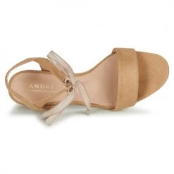 Chaussures Femme Sandales et Nu-pieds André PAULENE Beige -Sandales Soldes Boutique 16735041 500 F