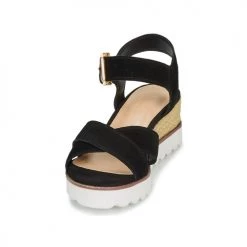 Chaussures Femme Sandales et Nu-pieds André EMILIA Noir -Sandales Soldes Boutique 16735062 500 C