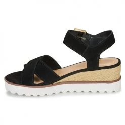 Chaussures Femme Sandales et Nu-pieds André EMILIA Noir -Sandales Soldes Boutique 16735062 500 D