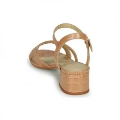 Chaussures Femme Sandales et Nu-pieds André VICTORIA Nude -Sandales Soldes Boutique 16735067 500 E