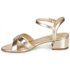 Chaussures Femme Sandales et Nu-pieds André VICTORIA Doré -Sandales Soldes Boutique 16735068 500 D