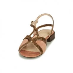 Chaussures Femme Sandales et Nu-pieds André LA TRAPEZISTE Rose -Sandales Soldes Boutique 16735076 500 C
