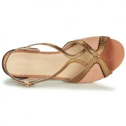Chaussures Femme Sandales et Nu-pieds André LA TRAPEZISTE Rose -Sandales Soldes Boutique 16735076 500 F