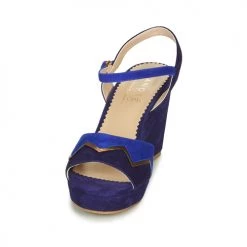Chaussures Femme Sandales et Nu-pieds André LA JONGLEUSE Bleu -Sandales Soldes Boutique 16735077 500 C