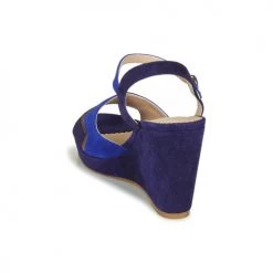 Chaussures Femme Sandales et Nu-pieds André LA JONGLEUSE Bleu -Sandales Soldes Boutique 16735077 500 E