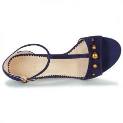 Chaussures Femme Sandales et Nu-pieds André LA DOMPTEUSE Bleu -Sandales Soldes Boutique 16735082 500 F