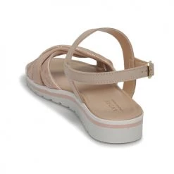 Chaussures Femme Sandales et Nu-pieds André POLINE Nude -Sandales Soldes Boutique 16735094 500 E