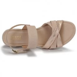 Chaussures Femme Sandales et Nu-pieds André POLINE Nude -Sandales Soldes Boutique 16735094 500 F