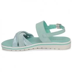 Chaussures Femme Sandales et Nu-pieds André POLINE Bleu -Sandales Soldes Boutique 16735095 500 D