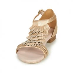 Chaussures Femme Sandales et Nu-pieds André BRIANA Doré -Sandales Soldes Boutique 16735112 500 C