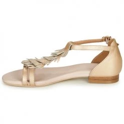 Chaussures Femme Sandales et Nu-pieds André BRIANA Doré -Sandales Soldes Boutique 16735112 500 D