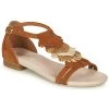Chaussures Femme Sandales et Nu-pieds André BRIANA Camel