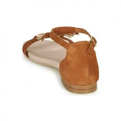 Chaussures Femme Sandales et Nu-pieds André BRIANA Camel -Sandales Soldes Boutique 16735113 500 E