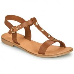 Chaussures Femme Sandales et Nu-pieds André DOMINOU Camel