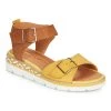Chaussures Femme Sandales et Nu-pieds Karston KICHOU Jaune / Marron